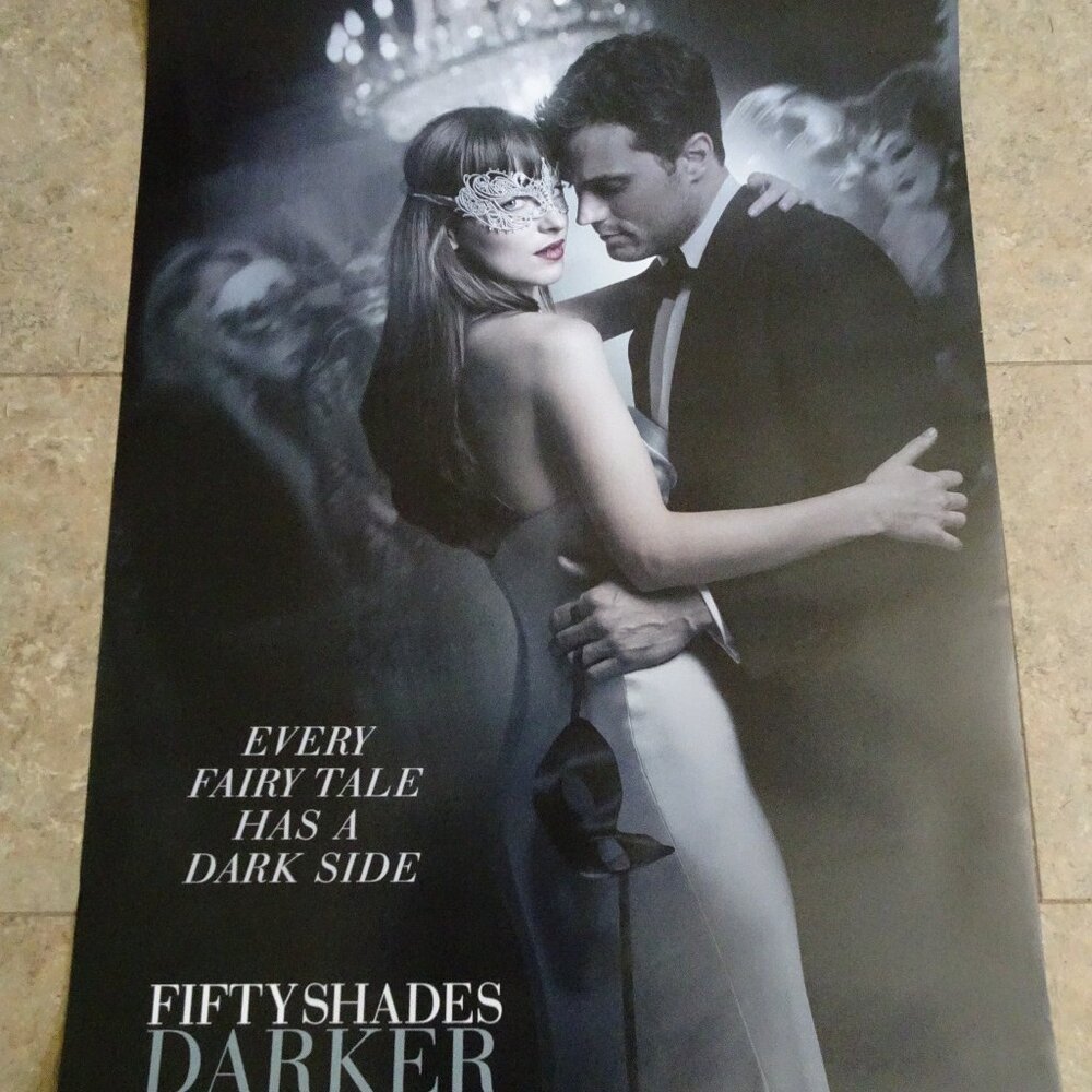 Fifty Shades Darker - Movie Poster with Jamie Doran and Dakota Johnson